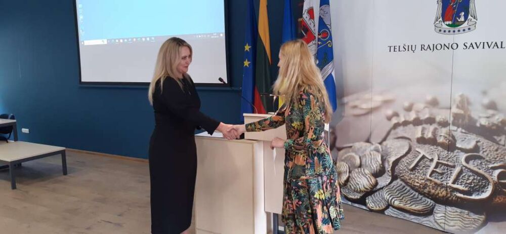 Gegužės 25 d. vykusio posėdžio metu prisiekė Telšių rajono savivaldybės tarybos narė Jolanta Rupeikienė.